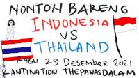 INFO NOBAR: Kantination The Panas Dalam Gelar Nobar Indonesia Vs Thailand Final Piala AFF Malam Ini